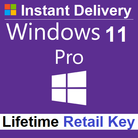 MICROSOFT Windows 11 Professional Retail 32/64 Bit (Activation Key) -  MICROSOFT 