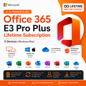 Office 365 E3 lifetime
